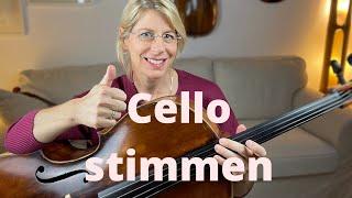 Cello stimmen (für Anfänger)