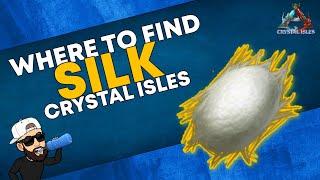 Ark Crystal Isles | Best Silk Locations in 3 Minutes | How to Find and Farm Silk | Resource Guide
