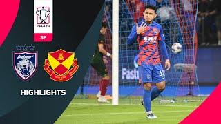 Johor Darul Ta'zim 4-0 Selangor | FA SF | Highlights Piala FA 2023