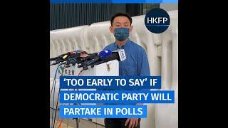 Hong Kong's Democratic Party "does not like to see" the electoral overhaul, Chair Lo Kin-hei says.