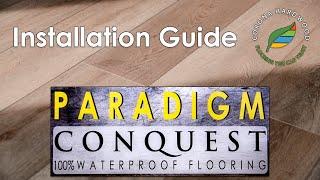 How to install vinyl plank flooring - Paradigm Conquest SPC