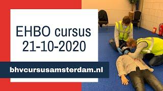 EHBO cursus 21-10-2020