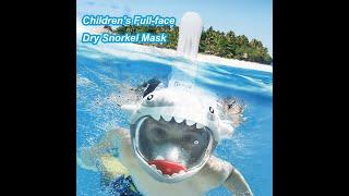 Children's Full face Dry Snorkel Mask