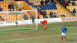 Mitch Rose & Mani Dieseruvwe in action against Portsmouth, 19Mar2016