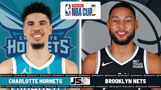 CHARLOTTE HORNETS VS BROOKLYN NETS | NBA Live Scoreboard 2024