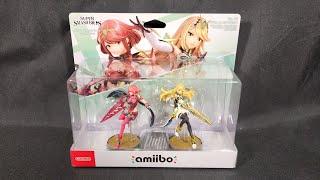 Unboxing: Pyra and Mythra Super Smash Bros Collection Nintendo Amiibo 2 Pack