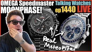 New Watch Alert: Omega launches Speedmaster MoonPhase Meteorite! But is it too expensive? | ep1440