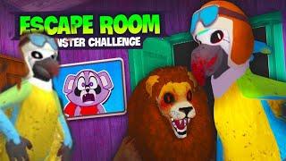 Escape room monster chellanging mobile game play