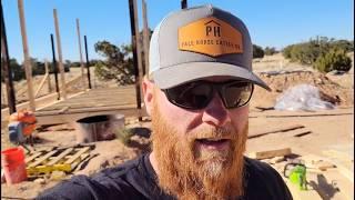 High Desert CABIN BUILD UPDATE: JOISTS