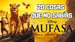 20 COSAS que TIENES QUE SABER antes de ir a ver MUFASA: EL REY LEÓN (2024) | ¿De qué trata?