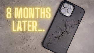 Apple iPhone Leather Case - 8 MONTHS LATER - Worth it?!