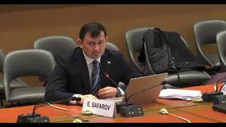 Dr. Elgun Safarov speech during the dialogue between United Nations and Government of Turkmenistan