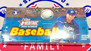 FRUSTRATING RELEASE DAY LEADS TO BIG AUTO!  2024 HERITAGE HIGH NUMBER BASEBALL NEW RELEASE!