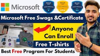 Get Free Microsoft Swags & Certificates Online | Microsoft Learn Student Ambassadors | #MLSA