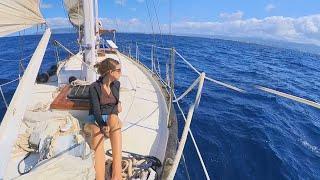 NO ENGINE DOCKING ACCIDENT & HIGH WINDS: Challenges of sailing with no engine in the ocean-Ep 60