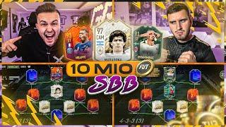 10 MIO COINS Squad Builder BATTLE ⭐️ FIFA 22 SBB vs IamTabak 