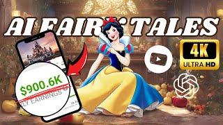 How to Use AI to Create Fairy Tales to Earn  ($75,000+/M)