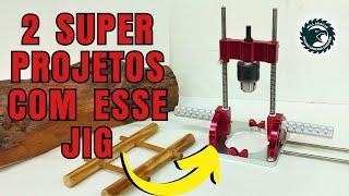 FAÇA FUROS RETOS E 2 SUPER PROJETOS COM O ENJOYWOOD Precision Woodworking Multi-Angle Drill