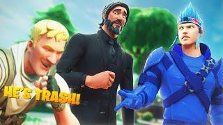 The Most DISRESPECTFUL Random Duo ROASTS Ninja... (Fortnite Battle Royale)