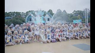 Genshin Impact Cosplayers Rock Swimsuits at Water Park Event!