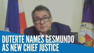 Duterte names Gesmundo as Supreme Court chief justice