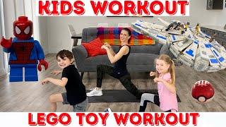 Kids Workout / LEGO TOYS Kids Workout Videos! (age 3 -10)