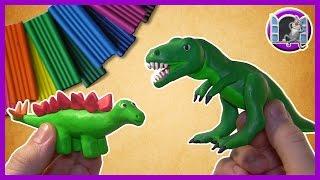 ДИНОЗАВРЫ - ЛЕПИМ ИЗ ПЛАСТИЛИНА  | DINOSAUR from Clay