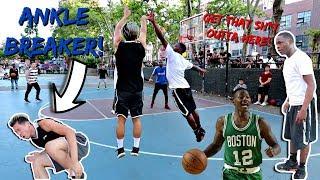 TRASH TALKER Terry Rozier Twin BROKE My ANKLE Hooping!!