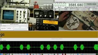 Testing a specialized Gstreamer QRQ CW audio EQ filter for listening to QRQcw  on HF