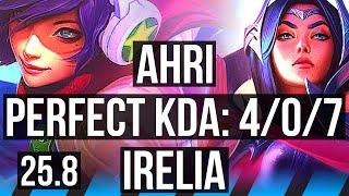 AHRI vs IRELIA (MID) | 4/0/7 | KR Master | 25.8