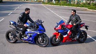 CBR 1000RR R VS BMW S1000RR | 1st Time on YouTube!!