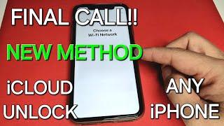 Final Call to iCloud Unlock with New Method for Any iPhone iOS Success