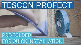 Intro to TESCON PROFECT: the Quick-Install Airtight Window Tape