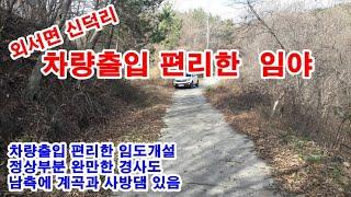 순천시 토지 6천1백만 원 / 외서면 신덕리, 마을 뒤 임도가 개설어 차량출입 편리한 임야 20,231㎡(약6,120)