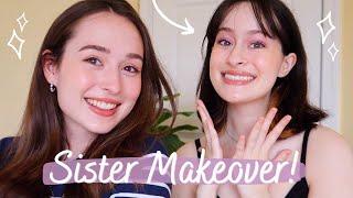 Doing My Sister's Makeup! 