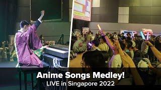 Crowd goes wild! Popular Anime Songs Medley (Live at Singapore EOY 2022)