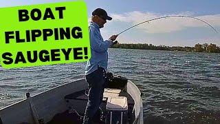 Buckeye Lake  -  Boat Flipping Saugeye