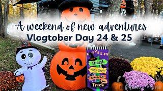 A WEEKEND FULL OF FIRST TIME MEMORIES - DAY 24 and 25 OF VLOGTOBER 2024