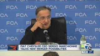 Fiat Chrysler CEO Sergio Marchionne talks new merger possibilities