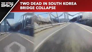 South Korea Bridge Collapse | Dramatic Video Shows Bridge Collapse In South Korea, 2 Killed