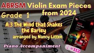 [Piano Accom] ABRSM Violin Exam Pieces from 2024 - Grade 1 A:3 [= 112]