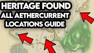 Final Fantasy 14 Dawntrail All Aether Currents Location Guide in Heritage Found
