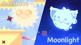 "Sunshine" & "Moonlight" by Unzor | Geometry Dash.