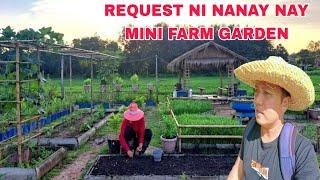 Ang Saya ng inay matutupad request nyang mini farm Garden malapit sa bahay...Nanay Garden