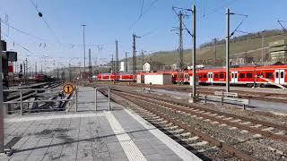 Züge in Bayern on Tour Folge 15 aus Würzburg Hbf und Würzburg Zell mit ICE 1,2,3,4,T, BR 185 und 445