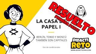  RETO RESUELTO de PROGRAMACIÓN 01 - La casa de papel I  (1/2)