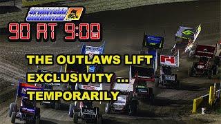 SprintCarUnlimited 90 at 9 for Monday, July 1st: The Outlaws lift restrictions ... temporarily