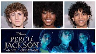 Percy Jackson and the Olympians interviews with Walker Scobell, Leah Sava Jeffries, & Aryan Simhadri