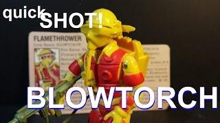 HCC788 - Quick shot! 1984 BLOWTORCH - vintage G. I. Joe toy! HD