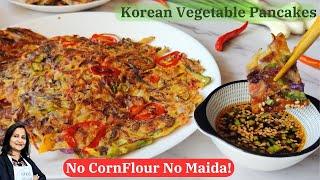 Eat More Vegetables! Gluten-free Healthy Crispy Korean Vegetable Pancake Recipe | Breakfast Recipes